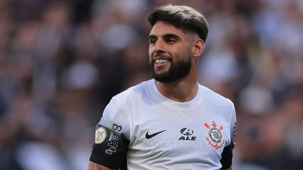 Yuri Alberto em ação pelo Corinthians em 2024. Foto: Ettore Chiereguini/AGIF