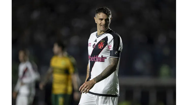 Vegetti durante o confronto entre Vasco e Cuiabá, no dia 24 de outubro de 2024. (Associated Press / Alamy Stock Photo)