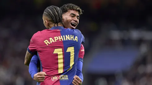 Raphinha e Lamine Yamal no El Clásico