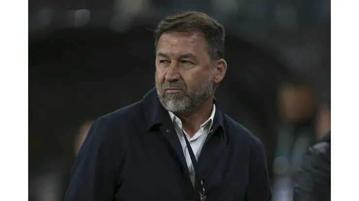 SAO PAULO, BRAZIL - JULY 16: Augusto Melo, President of Corinthians looks on during the match between Corinthians and Criciuma at Neo Quimica Arena on July 16, 2024 in Sao Paulo, Brazil. (Photo by Ricardo Moreira/Getty Images)