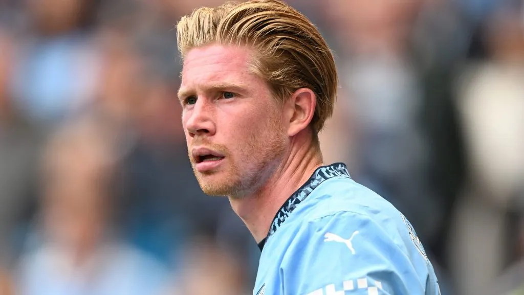 De Bruyne em campo pelo Manchester City (Photo by Michael Regan/Getty Images)