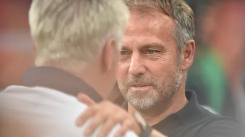 Hansi Flick e Carlo Ancelotti juntos