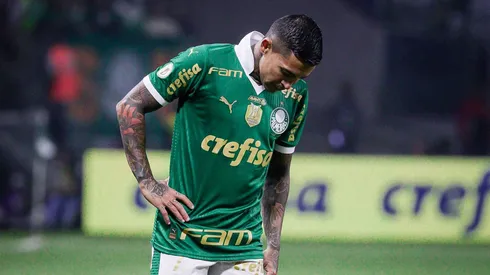 Dudu em partida pelo Palmeiras