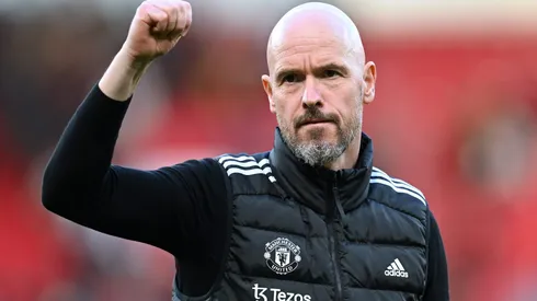 Erik ten Hag, treinador do Manchester United, que quer surpreender o Real Madrid na contratação de craque (Photo by Michael Regan/Getty Images)