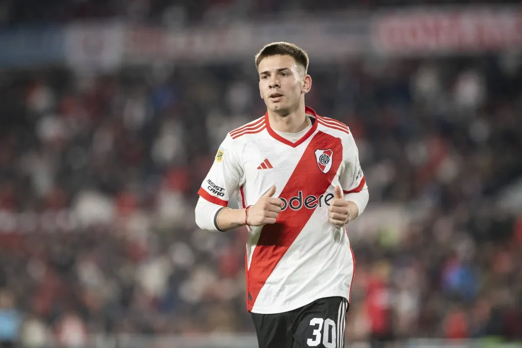 Franco Mastantuono, promessa do River Plate (Foto: Manuel Cortina / Imago / ZUMA Press Wire)
