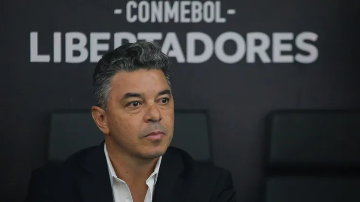 Marcelo Gallardo, do River Plate, no Mineirão.