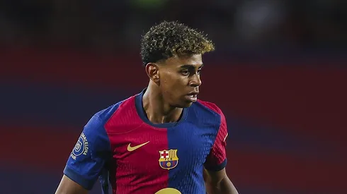 Lamine Yamal provoca influenciador antes do Real Madrid x Barcelona. Foto: Eric Alonso/Getty Images