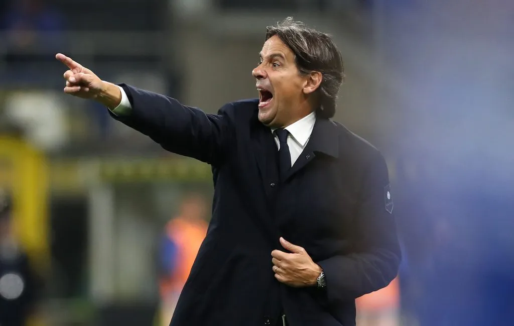 Simeone Inzaghi quer assumir o Man United. (Photo by Marco Luzzani/Getty Images)