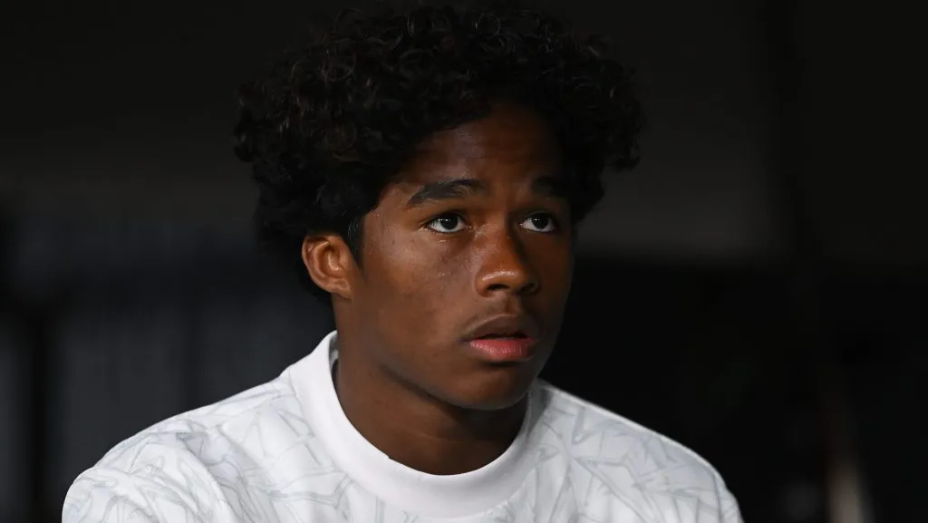 Ancelotti age rápido e define se Endrick será titular no Real Madrid após lesão de Rodrygo (Photo by Denis Doyle/Getty Images)