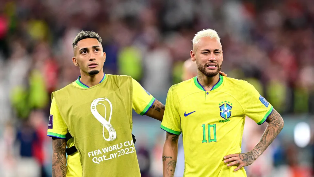 Raphinha e Neymar. Foto: IMAGO / Ulmer/Teamfoto