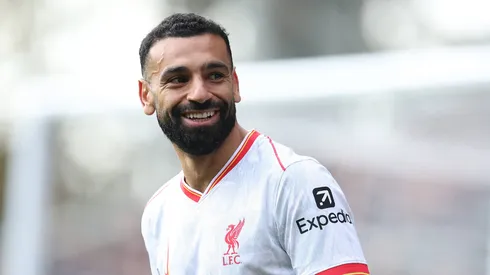 Mohamed Salah em partida pelo Liverpool