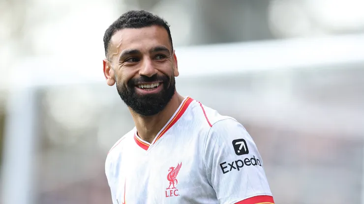 Mohamed Salah em partida pelo Liverpool