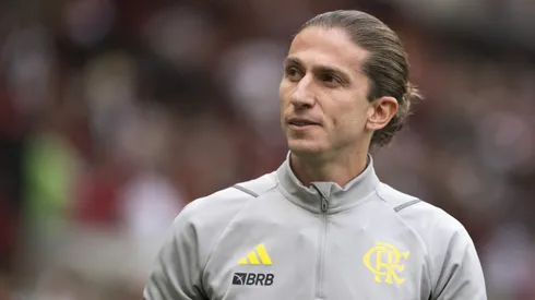Filipe Luís, técnico do Flamengo. Foto: Jorge Rodrigues/AGIF