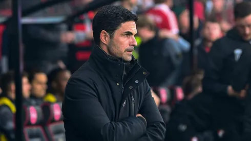 Mikel Arteta em partida pelo Arsenal