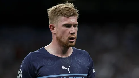 Kevin De Bruyne em partida pelo Manchester City
