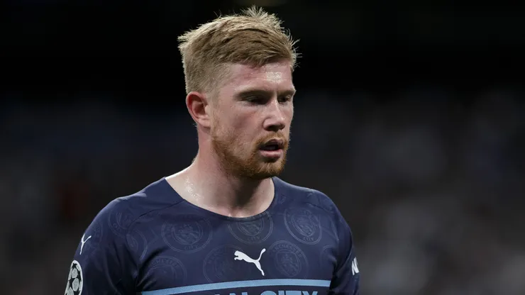 Kevin De Bruyne em partida pelo Manchester City