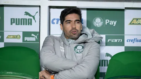 Abel Ferreira em partida do Palmeiras