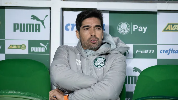 Abel Ferreira em partida do Palmeiras