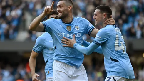 Manchester City entrou em campo contra o Fulham na última rodada da Premier League antes da Data Fifa (Foto: Gareth Copley/Getty Images)