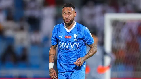Neymar em campo pelo Al Hilal.