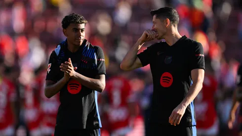 Yamal e Lewa preocupam o Barcelona (Foto: David Ramos/Getty Images)
