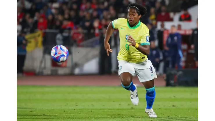 Futbol, Chile vs Brasil. Primera rueda, clasificatorias al Mundial 2026. El jugador de Brasil Endrick es fotografiado durante el partido de la primera rueda de las eliminatorias al mundial de 2026 contra Chile disputado en el estadio Nacional de Santiago, Chile. 10/10/2024 Jonnathan Oyarzun/Photosport Football, Chile vs Brazil. World Cup 2026 qualifiers. Brazil s player Endrick is pictured during a 2026 World Cup qualifier match against Chile at the National stadium in Santiago, Chile. 10/10/2024 Jonnathan Oyarzun/Photosport Chile vs Brasil, eliminatorias al mundial 2026 PUBLICATIONxNOTxINxCHI