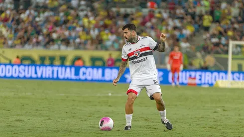 Liziero em campo durante a partida entre Cuiabá e São Paulo, no dia 05 de outubro de 2024. (Sipa US / Alamy Stock Photo)