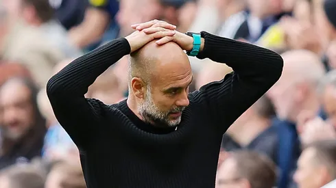 Guardiola tem mais alguns meses de contrato apenas. Foto: Matt McNulty/Getty Images