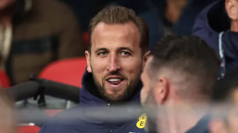 Harry Kane com a camisa da Seleção da Inglaterra.