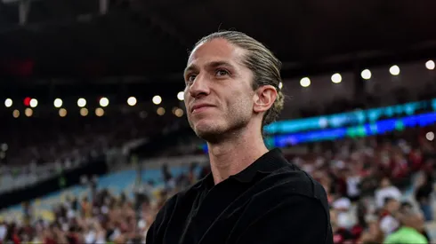 Filipe Luís, técnico do Flamengo (Foto: Thiago Ribeiro/AGIF)