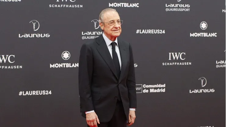 April 22, 2024, Madrid, Madrid, Spain: FLORENTINO PEREZ, president of Real Madrid on the red carpet, during the Laureus World Sports Awards 2024 at the Palacio de Cibeles in Madrid, during the gala of the 25th edition of the Laureus World Sports Awards. Madrid Spain - ZUMAs296 20240422_znp_s296_032 Copyright: xLuisxSotox
