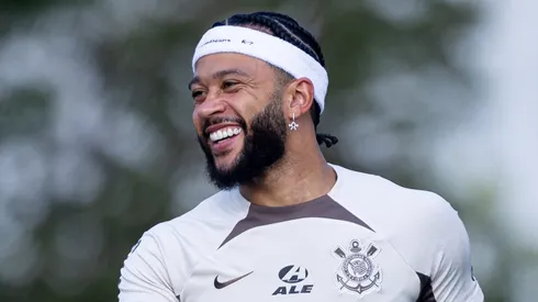 Memphis Depay, atacante do Corinthians. Clubes acompanham sua situação no clube paulista. foto: Rodrigo Coca/Agência Corinthians.