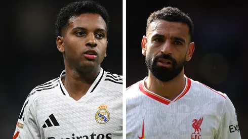 Temendo pelo pior, Liverpool tenta trocar Salah por Rodrygo, e Real Madrid decide negócio. Fotos: Denis Doyle e Julian Finney