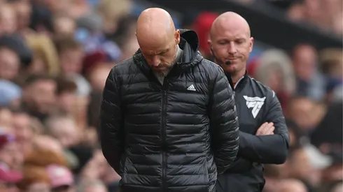 Erik Ten Hag em partida pelo Manchester United