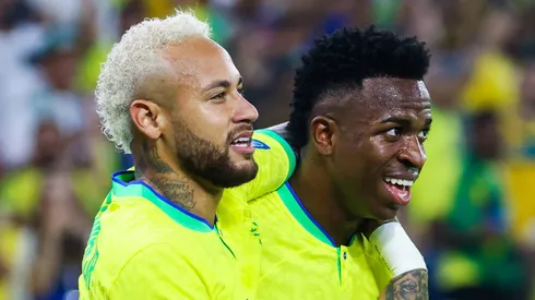 Neymar Jr e Vini Jr com a camisa da Seleção Brasileira. Foto: IMAGO.