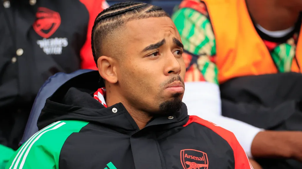 Gabriel Jesus com a camisa do Arsenal (IMAGO / Pro Sports Images)