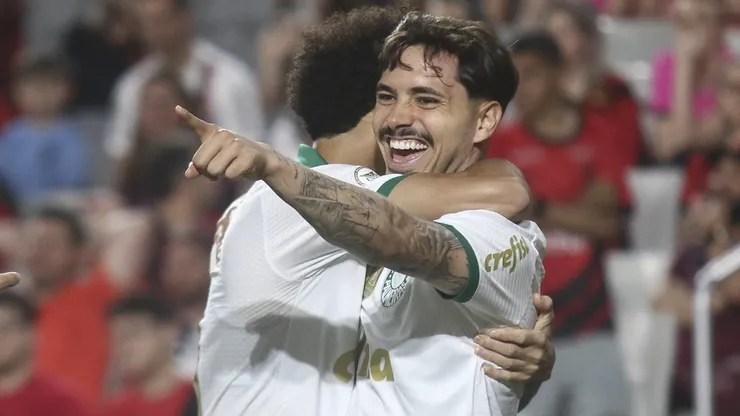 Mauricio em partida pelo Palmeiras