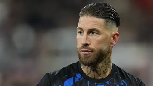 Sérgio Ramos com a camisa do Sevilla.