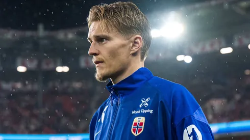 Martin Ødegaard com a camisa da Seleção