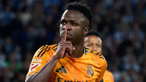 Vinicius Júnior supera Mbappé e se torna o jogador mais valioso do mundo (Photo by Juan Manuel Serrano Arce/Getty Images)