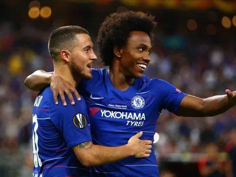 Hazard escolhe brasileiro Willian como melhor companheiro da carreira