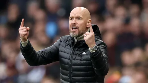 Ten Hag em jogo do Manchester United. Foto: Carl Recine/Getty Images
