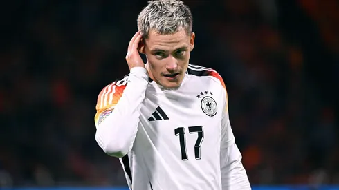 Wirtz durante o confronto entre Holanda e Alemanha, no dia 10 de setembro de 2024, pela Liga das Nações. (Powerpics / Alamy Stock Photo)