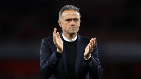 Luis Enrique, técnico do PSG (Foto: Julian Finney/Getty Images)