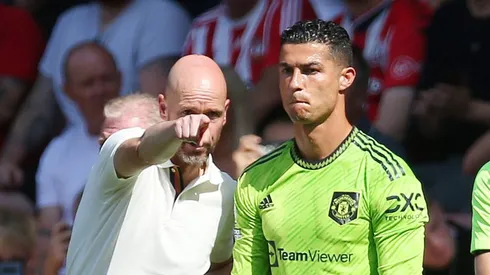 CR7 dispara contra Ten Hag. Foto: Steve Bardens/Getty Images