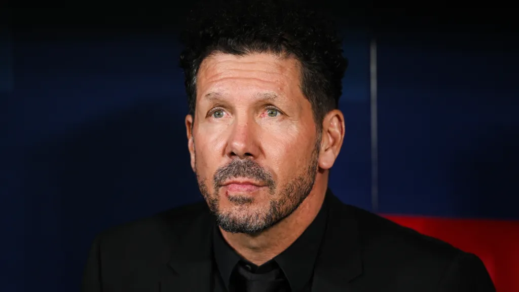Simeone, técnico do Atlético de Madrid  (Foto: David Ramos/Getty Images)