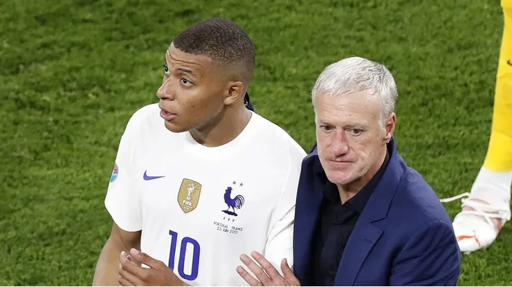 Mbappé é assunto em entrevista do técnico da França. Foto: Laszlo Balogh - Pool/Getty Images