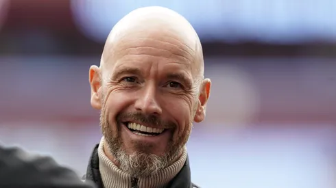 Erik Ten Hag, técnico do Manchester United. (Foto: Andrew Yates/Imago/Sportimage)