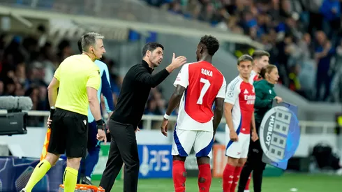 Arteta comenta sobre Saka. Foto: IMAGO / Giuseppe Maffia