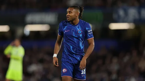 Nkunku em campo durante a partida entre Chelsea e Gent, pela Conference League, no dia 03 de outubro de 2024. (Action Plus Sports Images / Alamy Stock Photo)
